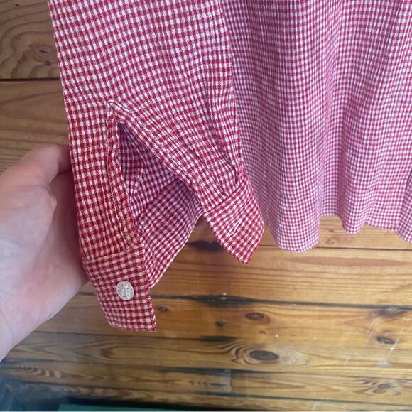 Napa Valley red checkered button down • vintage 90s - Picture 6 of 7